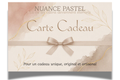 Carte Cadeau Nuance Pastel